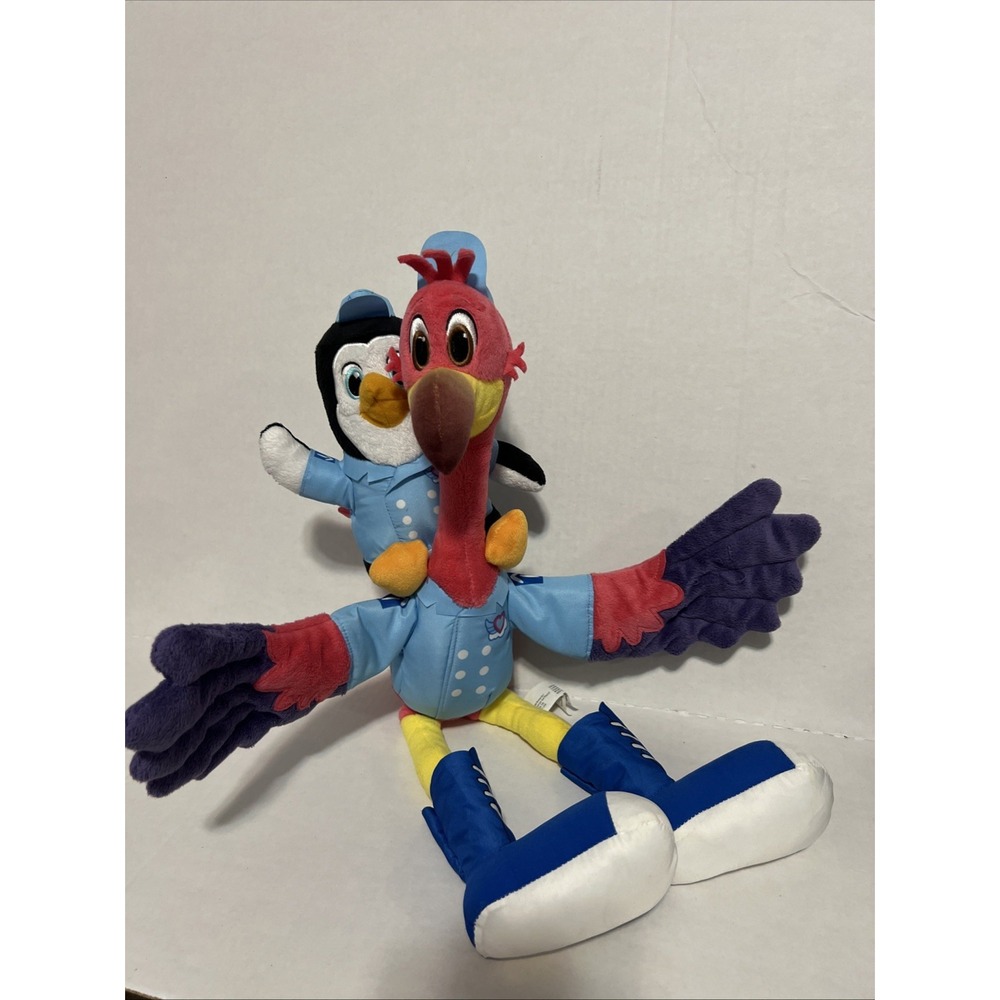 Disney Junior TOTS T.O.T.S. Talk and Flap Pip & Freddy 20" Plush Toy Sound Moves
